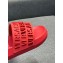 Versace Logo Lettering Rubber pool Slides Red 2023