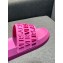 Versace Logo Lettering Rubber pool Slides Fuchsia 2023