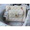 Chanel Lambskin Shopping Bag with Front Pocket AS2942 White 2023