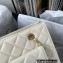 Chanel Lambskin Shopping Bag with Front Pocket AS2942 White 2023