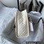 Chanel Lambskin Shopping Bag with Front Pocket AS2942 White 2023