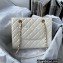 Chanel Lambskin Shopping Bag with Front Pocket AS2942 White 2023