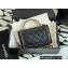Chanel Lambskin Wallet On Chain Bag Black with Top Handle 2023