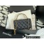 Chanel Lambskin Phone Holder with Chain Bag Black with Top Handle 2023