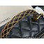 Chanel Lambskin Clutch with Chain Bag Black with Top Handle AP3383 2023