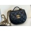 Chanel Shiny Aged Calfskin Clutch with Chain Bag AP3378 Black 2023