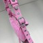 Balenciaga Le Cagole XS Shoulder Bag in Pink demin with rhinestones