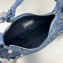 Balenciaga Le Cagole XS Shoulder Bag in blue BB Monogram bleached denim
