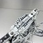 Balenciaga Le Cagole XS Shoulder Bag in Graffiti printed Arena lambskin White