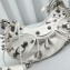 Balenciaga Le Cagole XS Shoulder Bag in Arena lambskin White with piercing