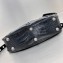 Balenciaga Le Cagole Small Shoulder Bag in crocodile embossed calfskin Black with rhinestones