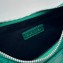Balenciaga Le Cagole XS Shoulder Bag in crocodile embossed calfskin Green with rhinestones