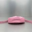 Balenciaga Le Cagole XS Shoulder Bag in crocodile embossed calfskin Pink with rhinestones