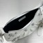 Balenciaga Le Cagole XS Shoulder Bag in Arena lambskin White with rhinestones