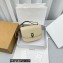 Savette Tondo 22 Bag in Leather / Brass 1860 Beige