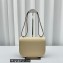 Savette Tondo 22 Bag in Leather / Brass 1860 Beige