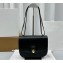 Savette Tondo 22 Bag in Leather / Brass 1860 Black