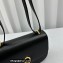 Savette Tondo 22 Bag in Leather / Brass 1860 Black