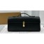 Savette Slim Symmetry Pochette Bag in Leather 1858 Black