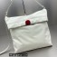 Balenciaga Trash Shopping Bag in calfskin White