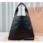 Miu Miu Leather hobo bag 5BC119 Black