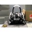 Balenciaga SneakerHead Small Handbag in black and white mixed fabric and fake leather