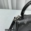 Balenciaga Hourglass XS Handbag in black with Crystal Logo