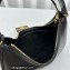 Celine Ava Triomphe Soft Bag in Smooth Calfskin Black