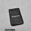 Balenciaga Cash Magnet Card Holder in black and white grained calfskin