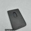 Balenciaga Cash Magnet Card Holder in black and white grained calfskin