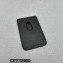 Balenciaga Cash Magnet Card Holder in black and white grained calfskin