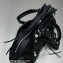 Balenciaga Black Arena Lambskin & Crystal Neo Cagole City Handbag