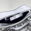 Balenciaga Neo Cagole XS Handbag in silver Arena lambskin with rhinestones
