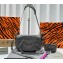 Balenciaga Le Cagole Men XS Flap Bag in Arena lambskin Gray
