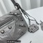Balenciaga Le Cagole Men XS Flap Bag in Arena lambskin Gray