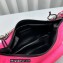 Balenciaga Raver Medium Bag With Chain in nylon Pink