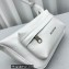 Balenciaga Raver Medium Bag With Handle in White Arena lambskin