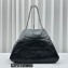Balenciaga Puffer Large Bag in black Arena calfskin