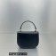 Celine Mini besace triomphe Bag in SHINY CALFSKIN Black