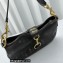 Miu Miu Leather shoulder bag with snap hook 5BC123 Coffee