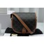 Celine Medium Folco bag in Triomphe Canvas and calfskin Tan