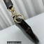 Miu Miu Leather shoulder bag with snap hook 5BC123 Coffee