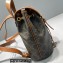Celine MINI BACKPACK FOLCO in Triomphe Canvas and calfskin Tan