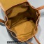 Celine MINI BACKPACK FOLCO in Triomphe Canvas and calfskin Tan
