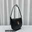 Savette Small Tondo Hobo Bag in Leather 1861 Black