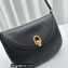 Savette Small Tondo Hobo Bag in Leather 1861 Black