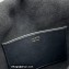 Savette Small Tondo Hobo Bag in Leather 1861 Black