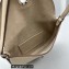 Savette Small Tondo Hobo Bag in Leather 1861 Beige