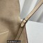 Savette Small Tondo Hobo Bag in Leather 1861 Beige