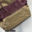 The Row Margaux 17 Inside-Out Bag in Canvas and Suede 1835 Burgundy